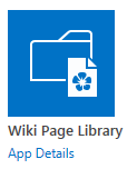SharePoint2013WikiPageLibrary